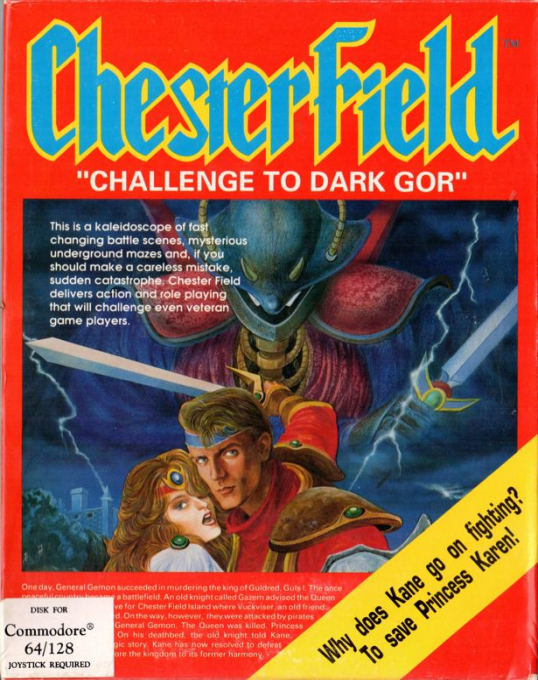 Chester Field : Challenge to Dark Gor box art