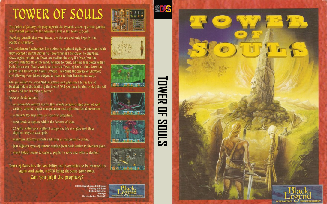 Tower Of Souls — box-texture (EU)