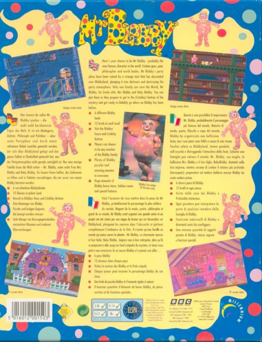 Mr Blobby — box-2D-back (EU)