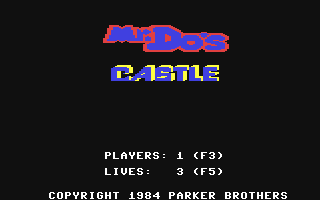 Mr. Do's Castle — sstitle (WOR)