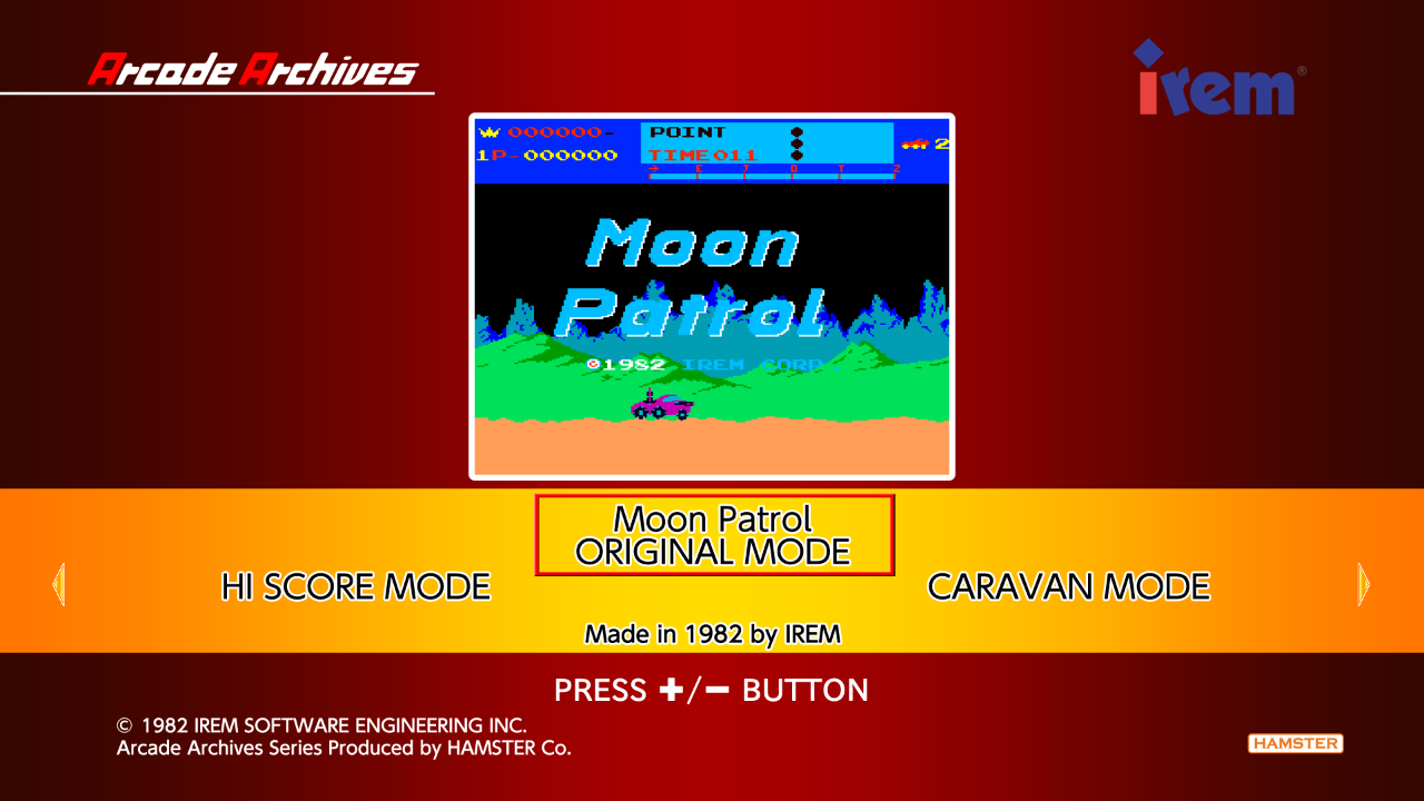 Arcade Archives Moon Patrol — sstitle (WOR)