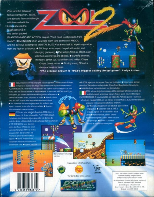 Zool 2 — box-2D-back (EU)