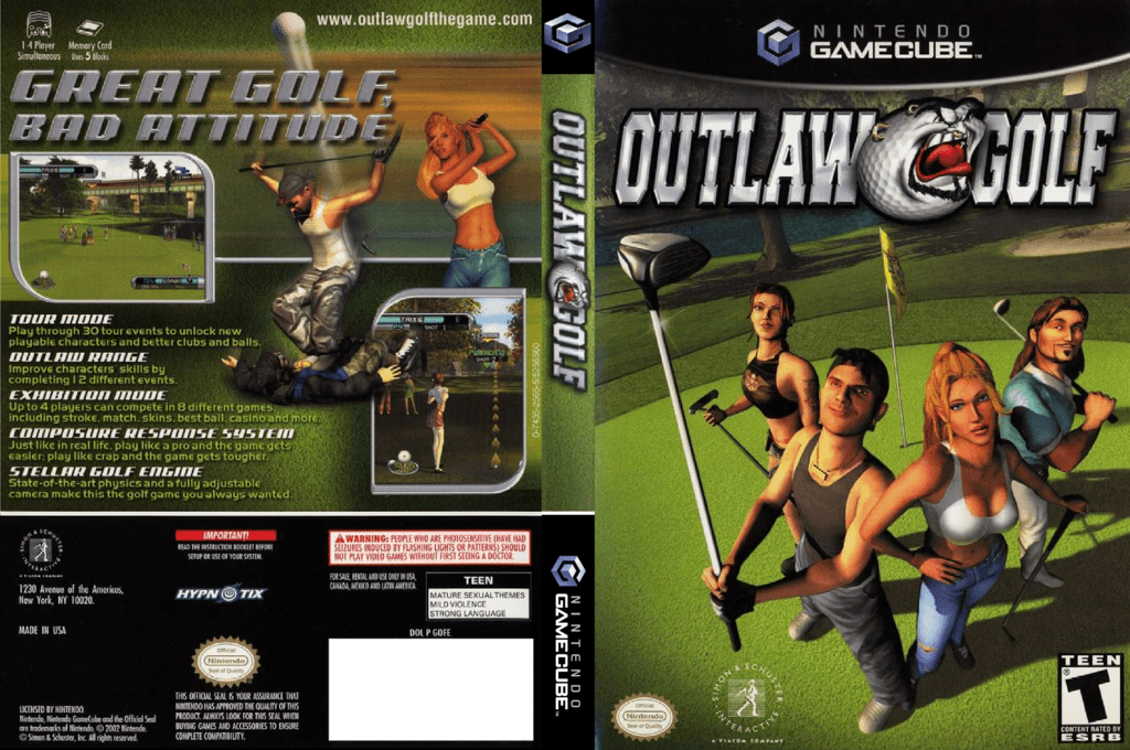 Outlaw Golf — box-texture (US)