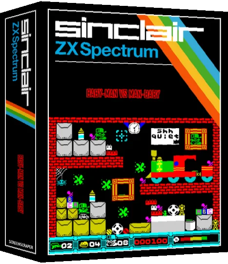 Baby-man Vs Man-baby ZX — box-3D (SS)