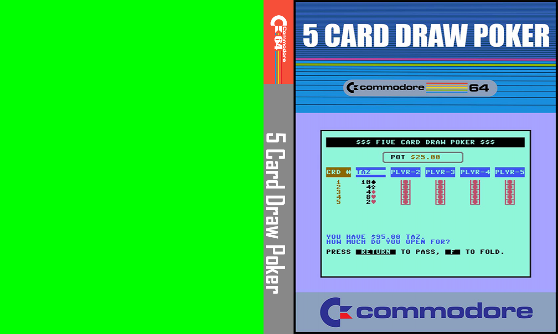 5 Card Draw Poker — box-texture (CUS)