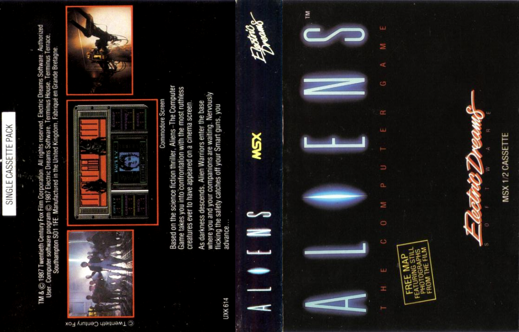 Aliens - The Computer Game — box-texture (EU)