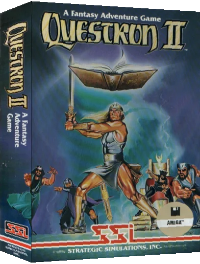 Questron II — box-3D (US)