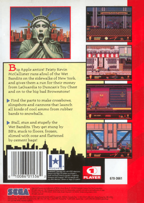 Home Alone 2 - Lost In New York — box-2D-back (US)