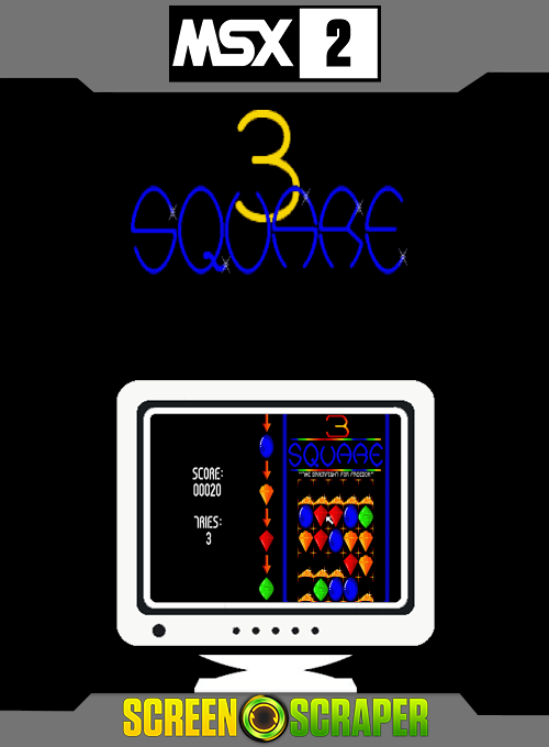 3 Square box art