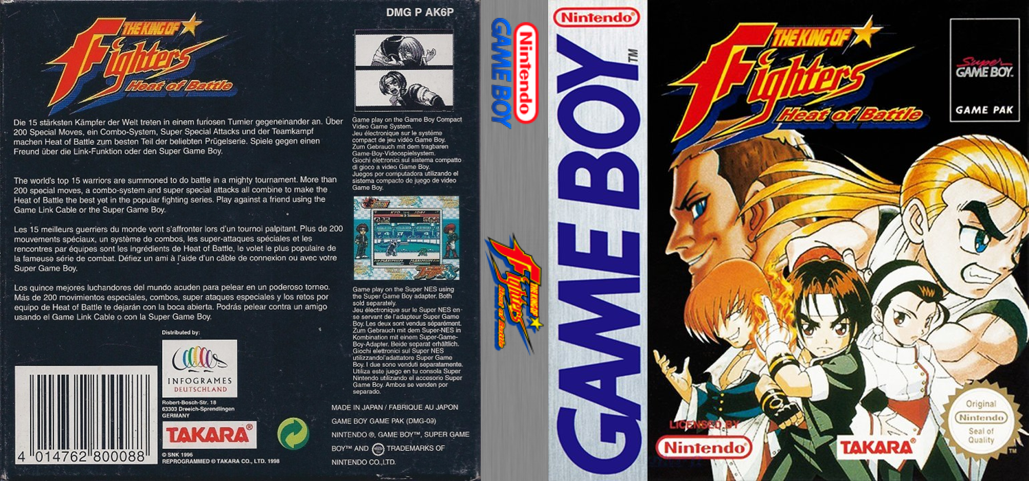 King Of Fighters, The - Heat Of Battle — box-texture (EU)