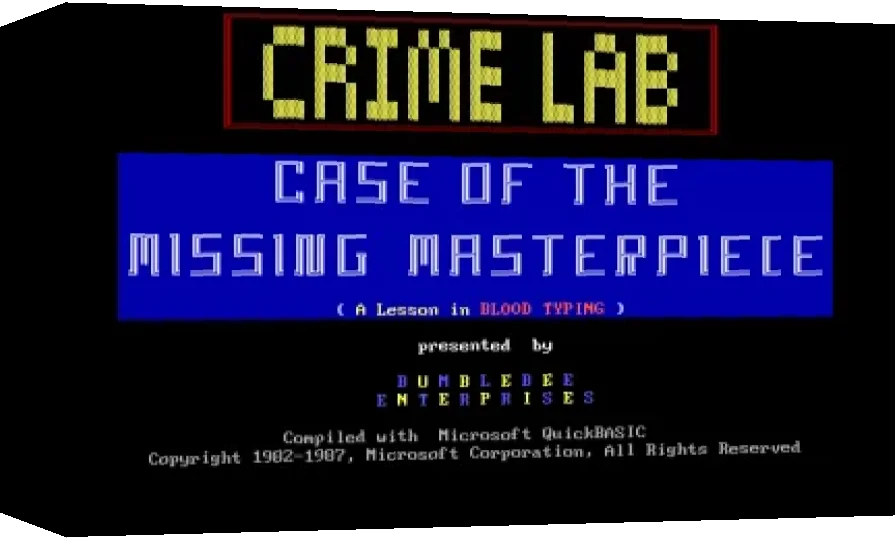 Crime Lab : Case Of The Missing Masterpiece — box-3D (WOR)