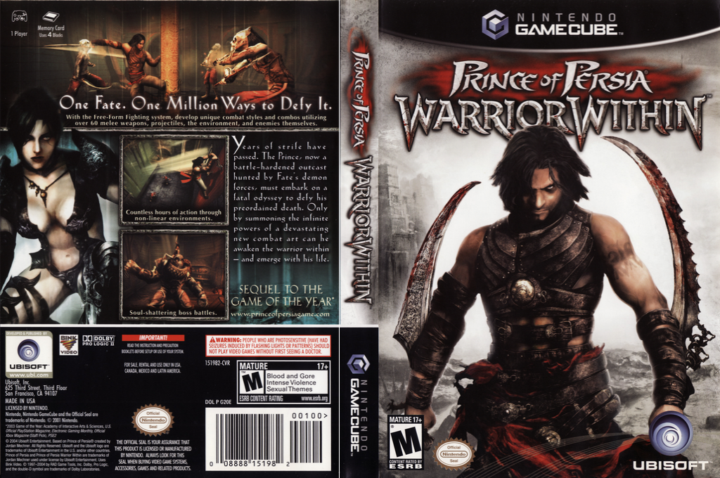 Prince of Persia - Warrior Within — box-texture (US)