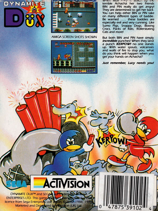 Dynamite Düx — box-2D-back (EU)