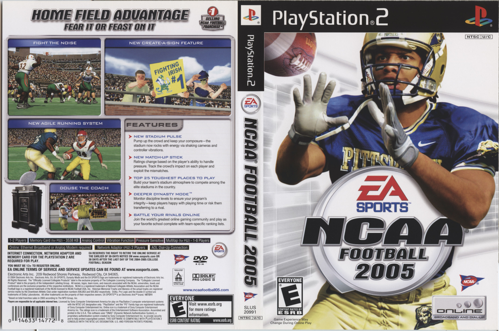 NCAA Football 2005 — box-texture (US)