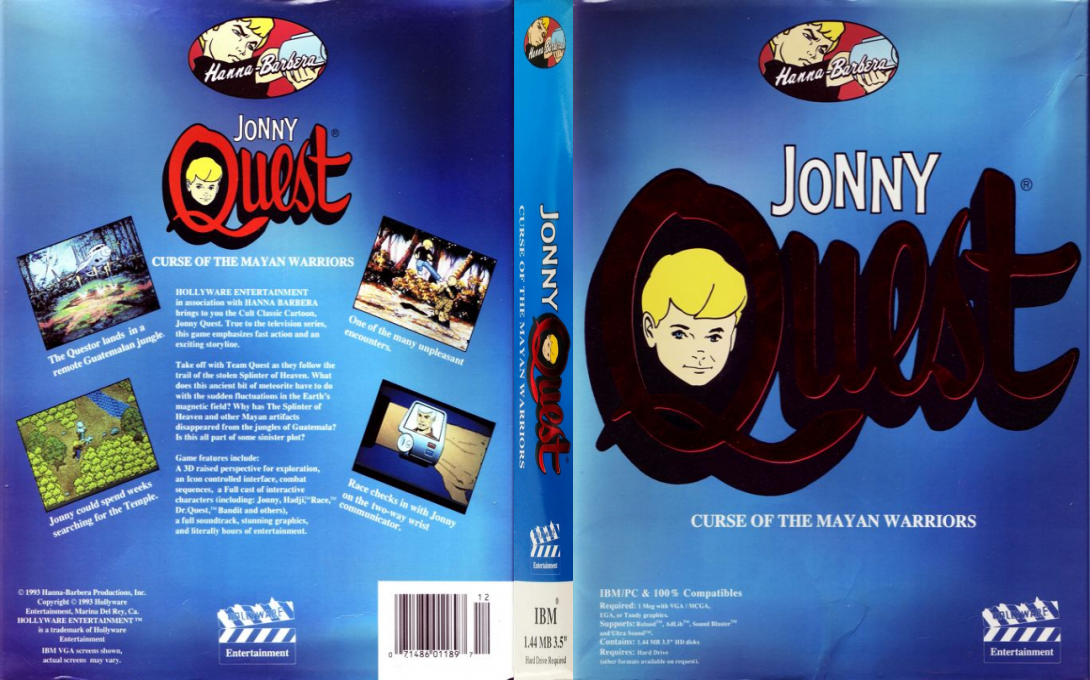 Jonny Quest - Curse Of The Mayan Warriors — box-texture (US)
