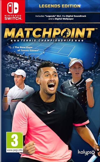 Match Point Tennis Championships - Legends Edition box art
