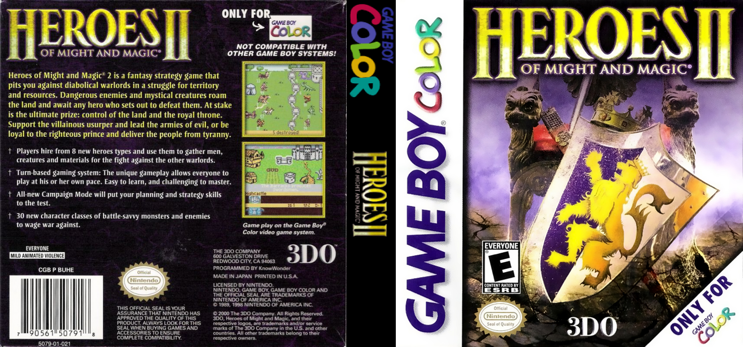 Heroes of Might and Magic II — box-texture (US)