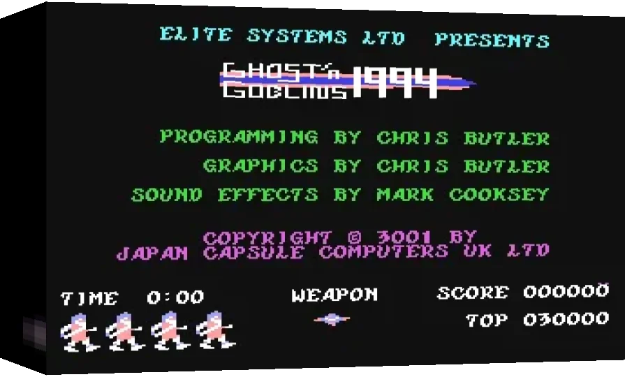 Ghost'n Goblins 1994 — box-3D (WOR)