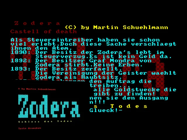 Zodera - Schloss Des Todes — mixrbv2 (WOR)