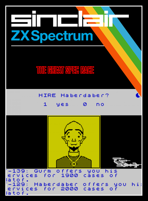 The Great Spec Race box art