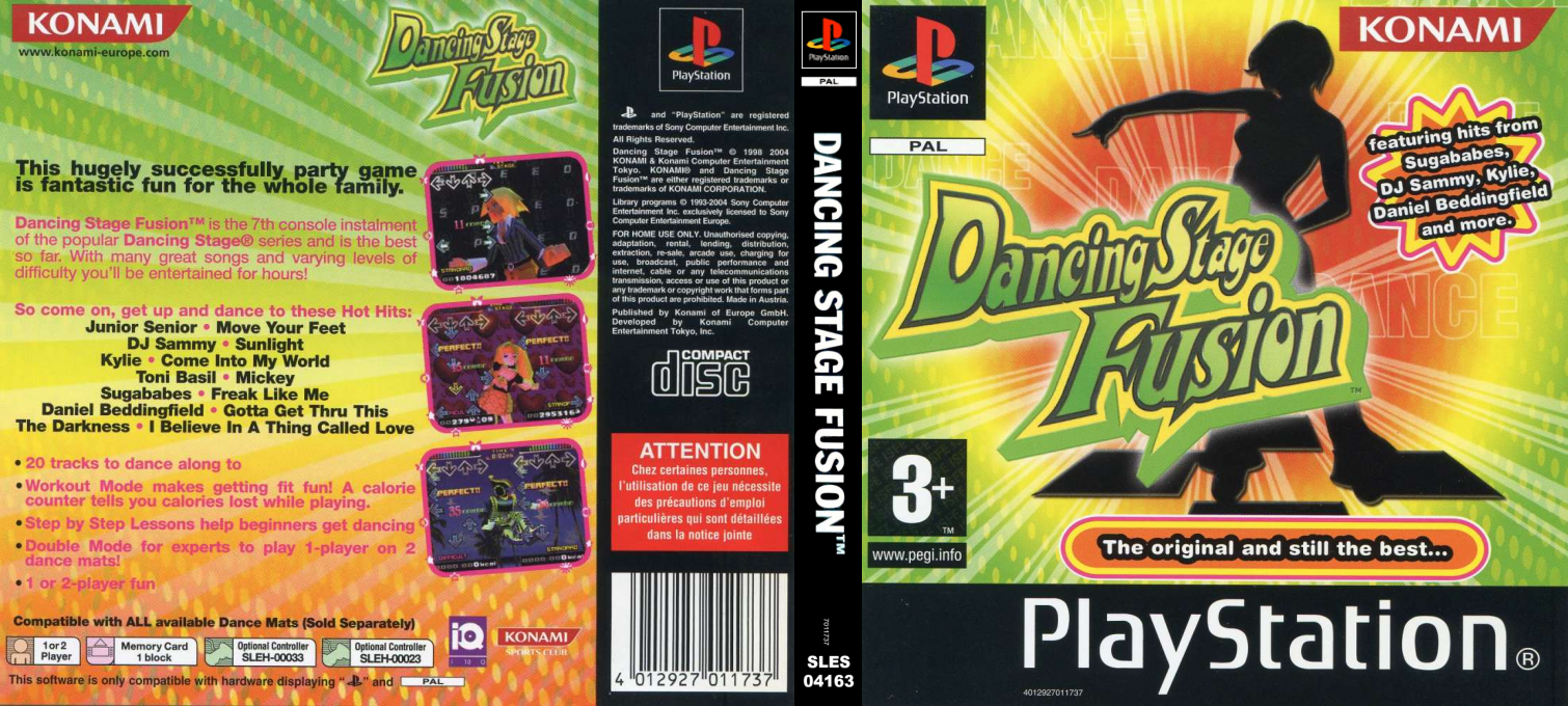 Dancing Stage Fusion — box-texture (EU)