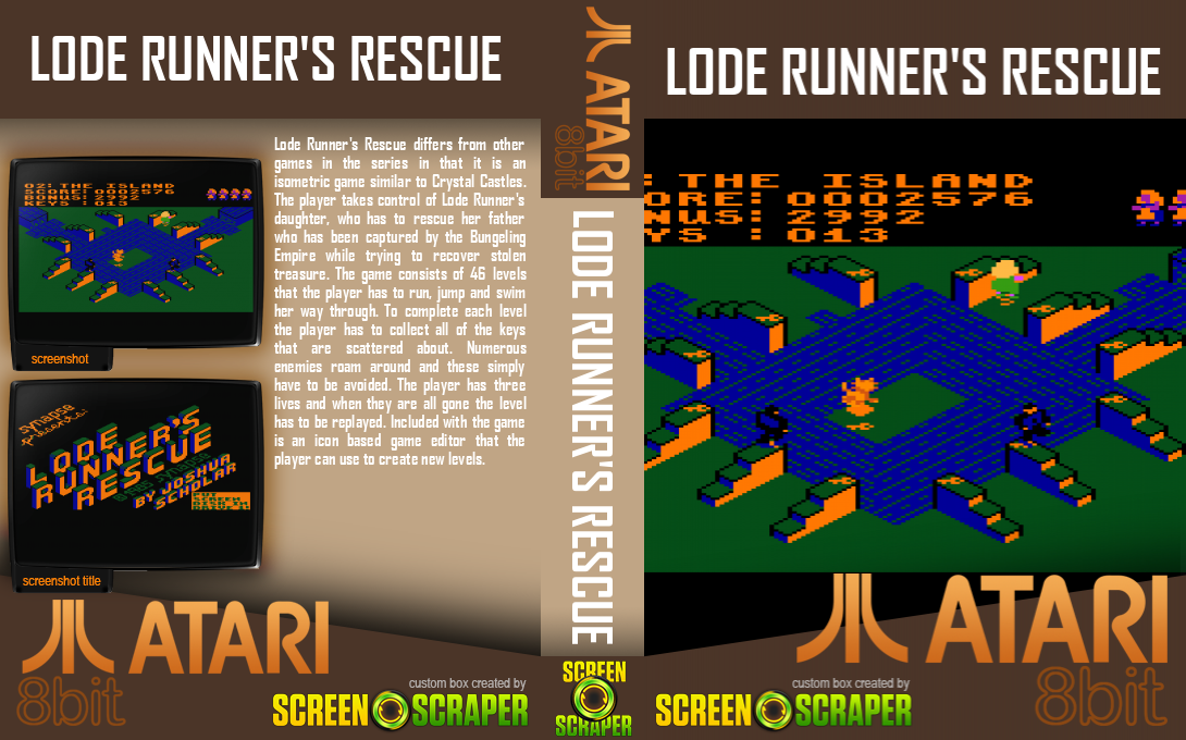 Lode Runner's Rescue — box-texture (SS)