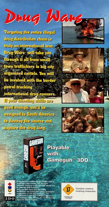 Drug Wars — box-2D-back (US)