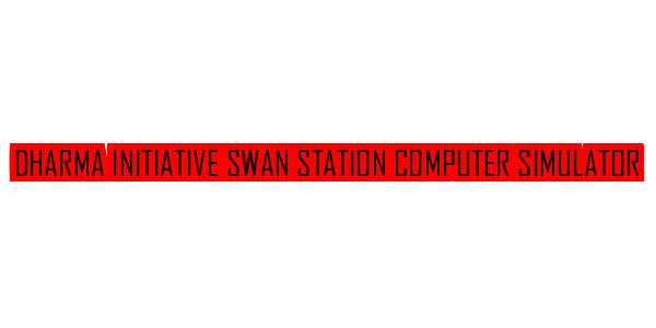 Dharma Initiative Swan Station Computer Simulator — wheel-hd (SS)