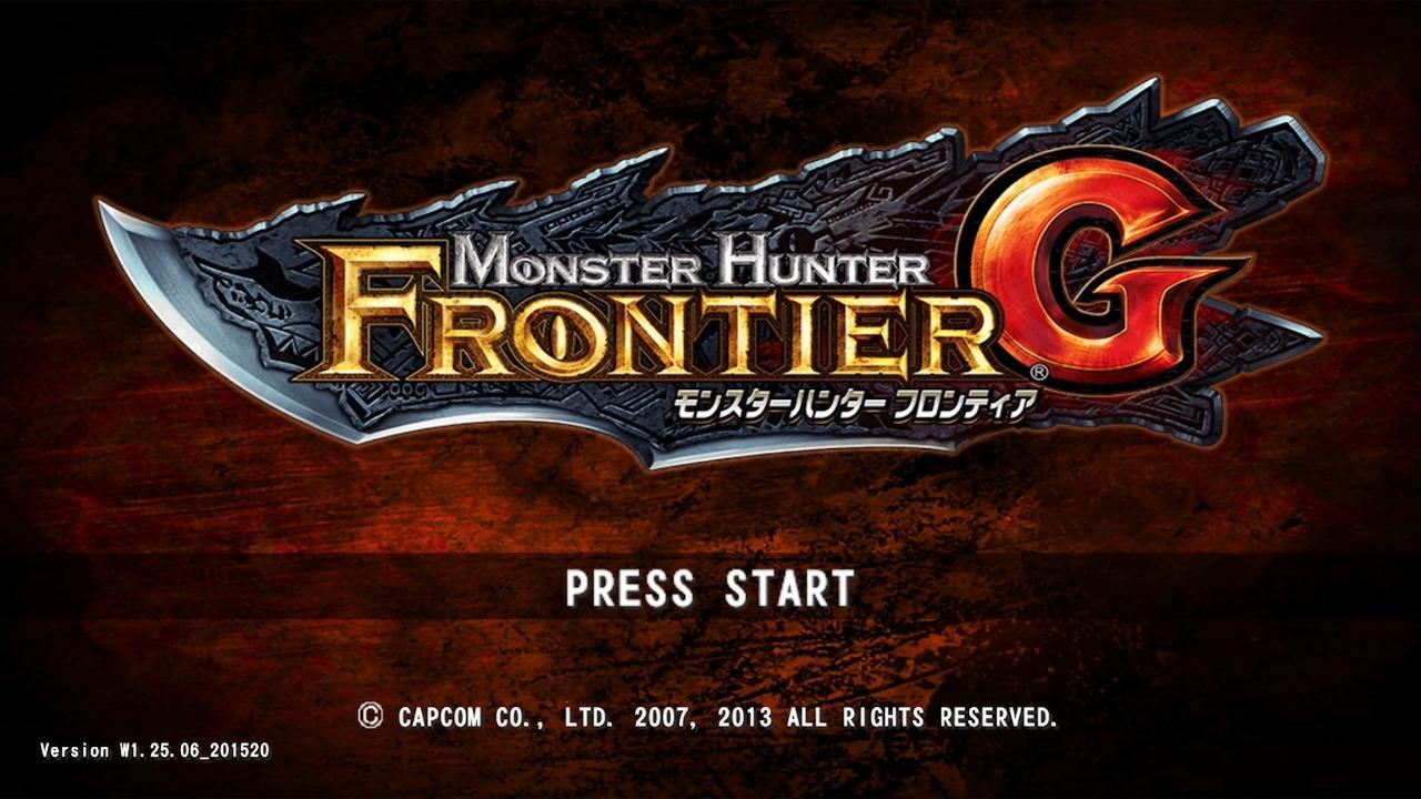 Monster Hunter Frontier G — sstitle (JP)