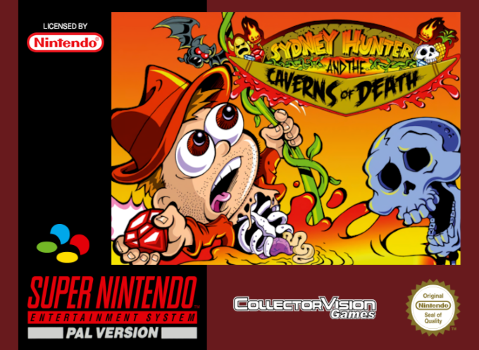 Sydney Hunter And The Caverns Of Death — box-2D (EU)