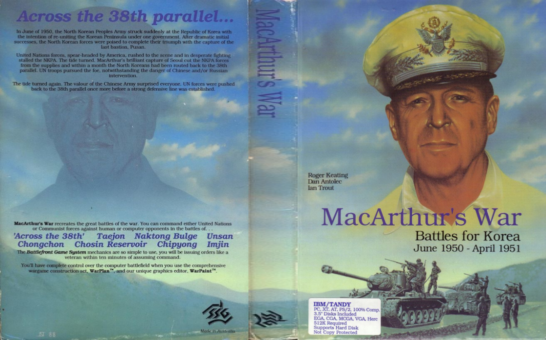 MacArthur's War - Battles for Korea — box-texture (US)