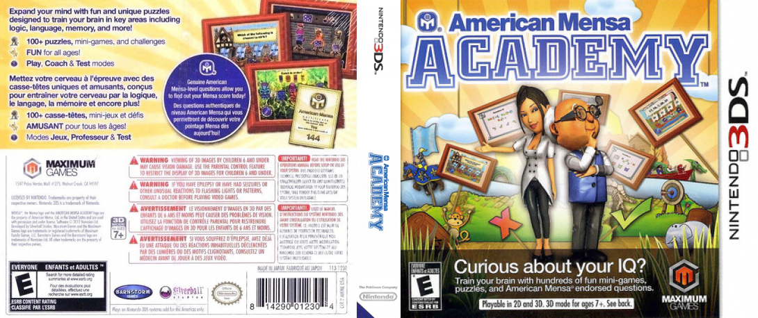 Mensa Academy — box-texture (US)