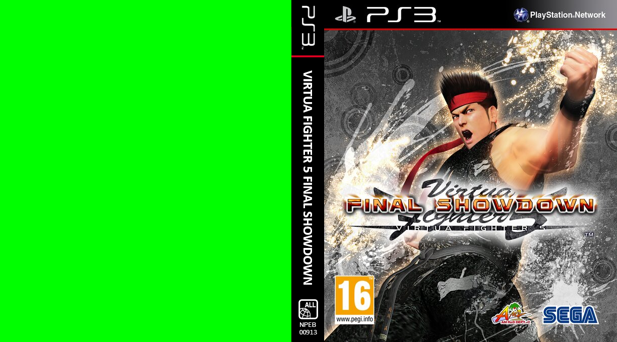 Virtua Fighter 5 - Final Showdown — box-texture (EU)