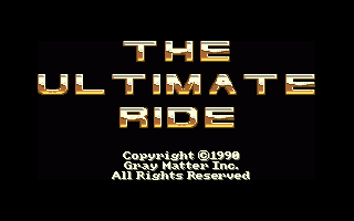 Ultimate Ride, The — sstitle (WOR)