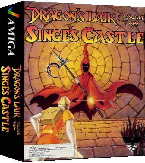Dragon's Lair - Escape from Singe's Castle — box-3D (US)