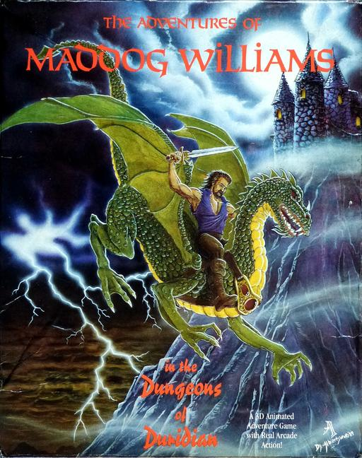 Adventures Of Maddog Williams In The Dungeons Of Duridian, The box art