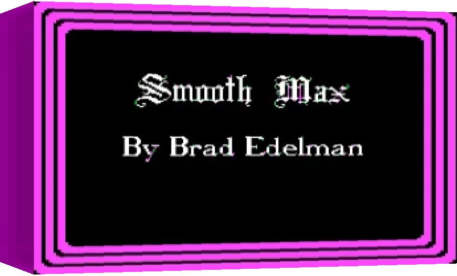 Smooth Max — box-3D (WOR)