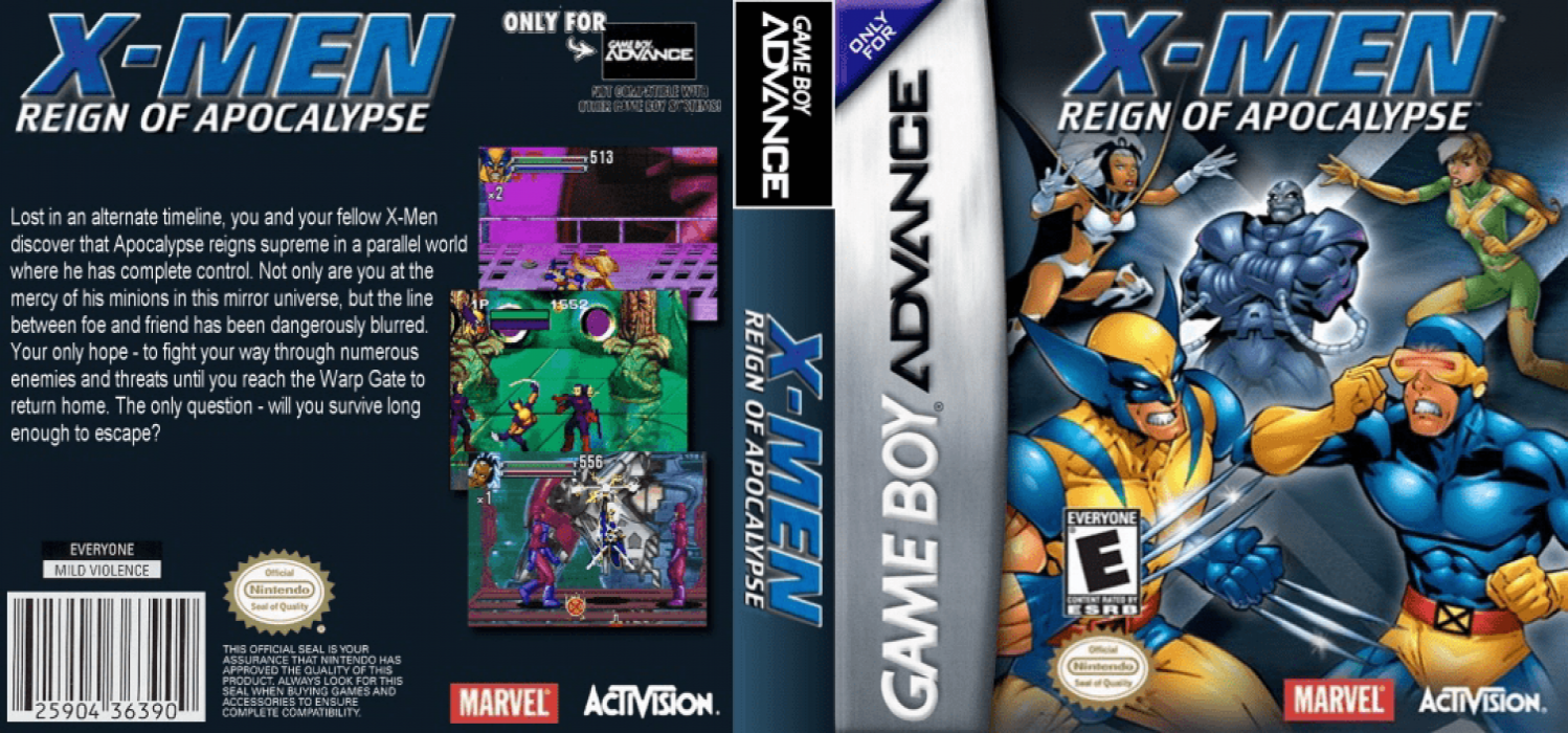 X-Men - Reign of Apocalypse — box-texture (US)