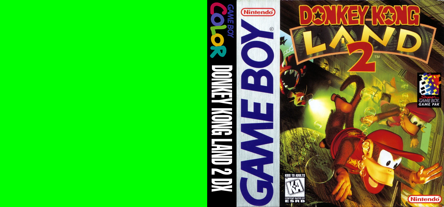 Donkey Kong Land 2 DX — box-texture (WOR)
