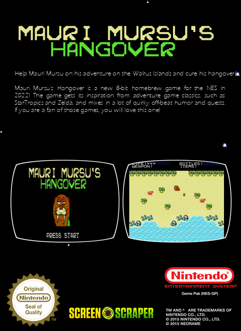 Mauri Mursu's Hangover — box-2D-back (SS)