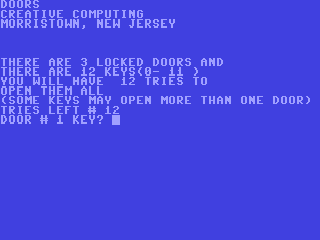 Doors — ss (WOR)