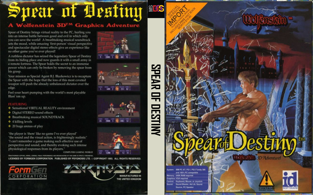 Spear Of Destiny — box-texture (EU)