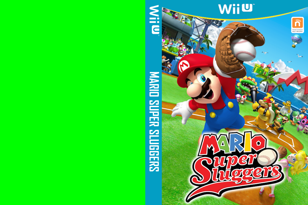 Mario Super Sluggers — box-texture (CUS)