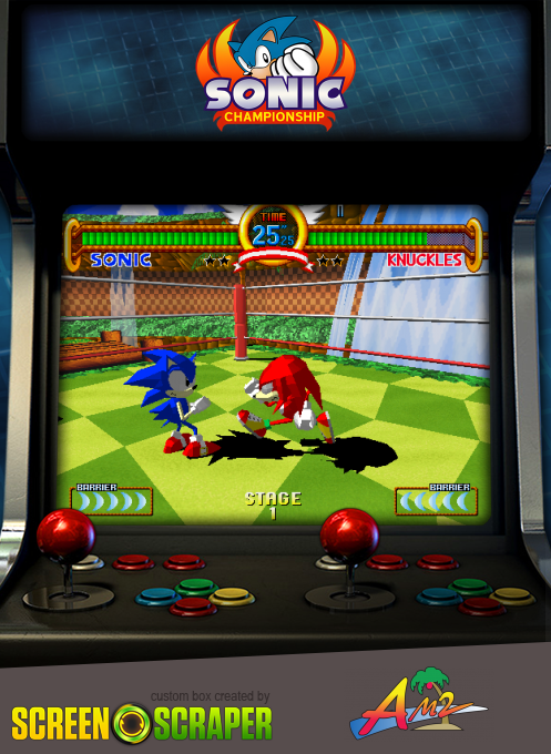 Sonic Championship — box-2D (SS)