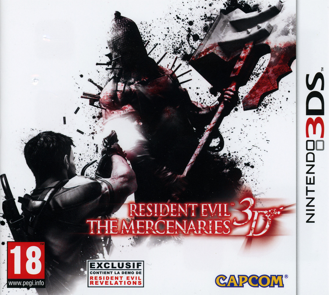 Resident Evil - The Mercenaries 3D — box-2D (FR)