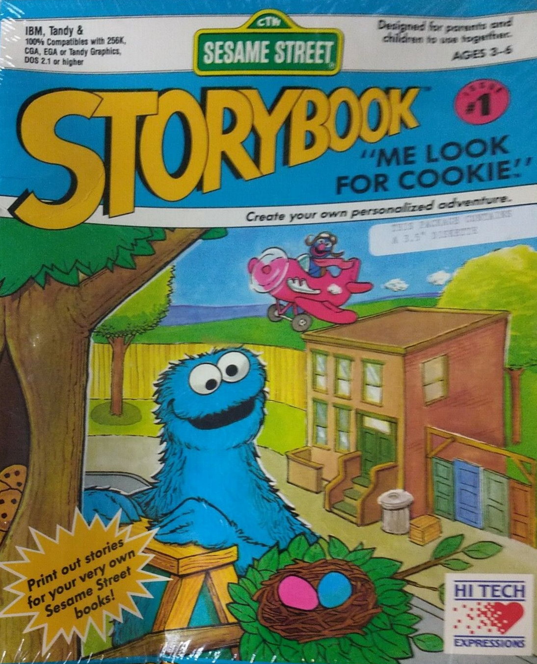 Sesame Street Storybook: Me Look for Cookie box art