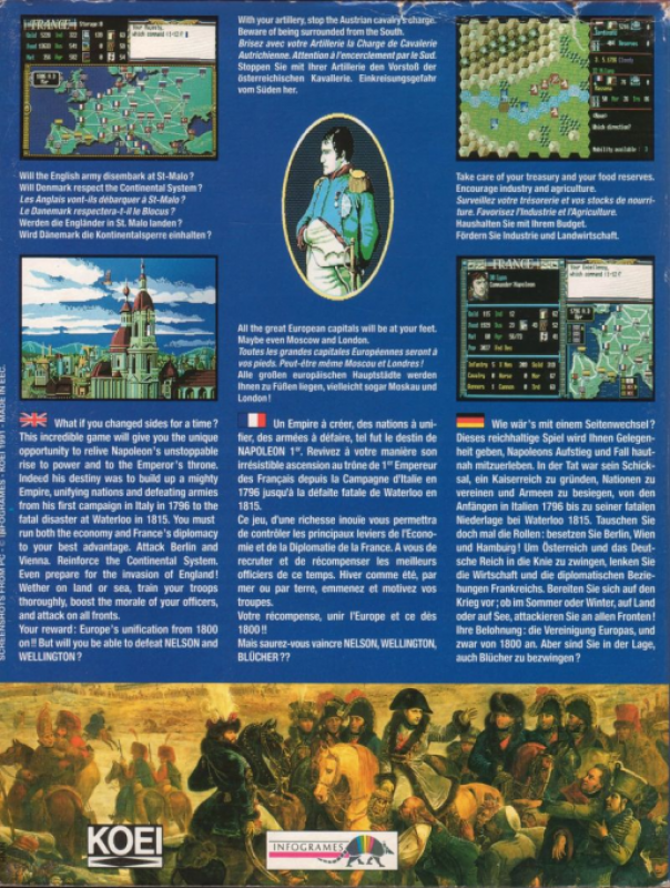 L'Empereur Napoleon 1 — box-2D-back (EU)