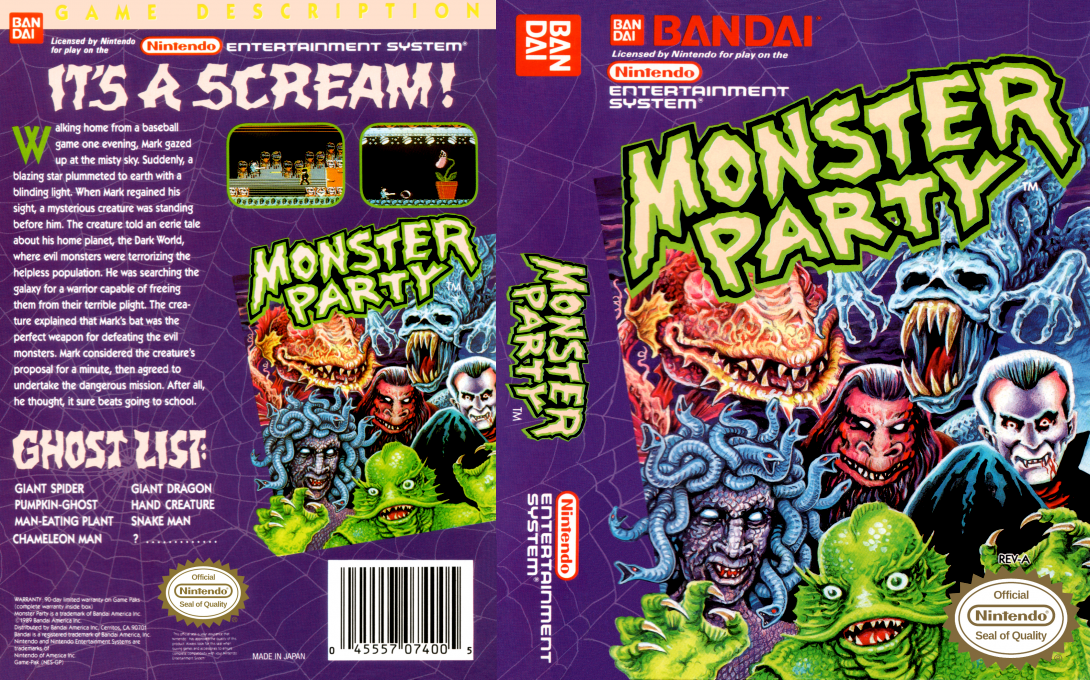 Monster Party — box-texture (US)