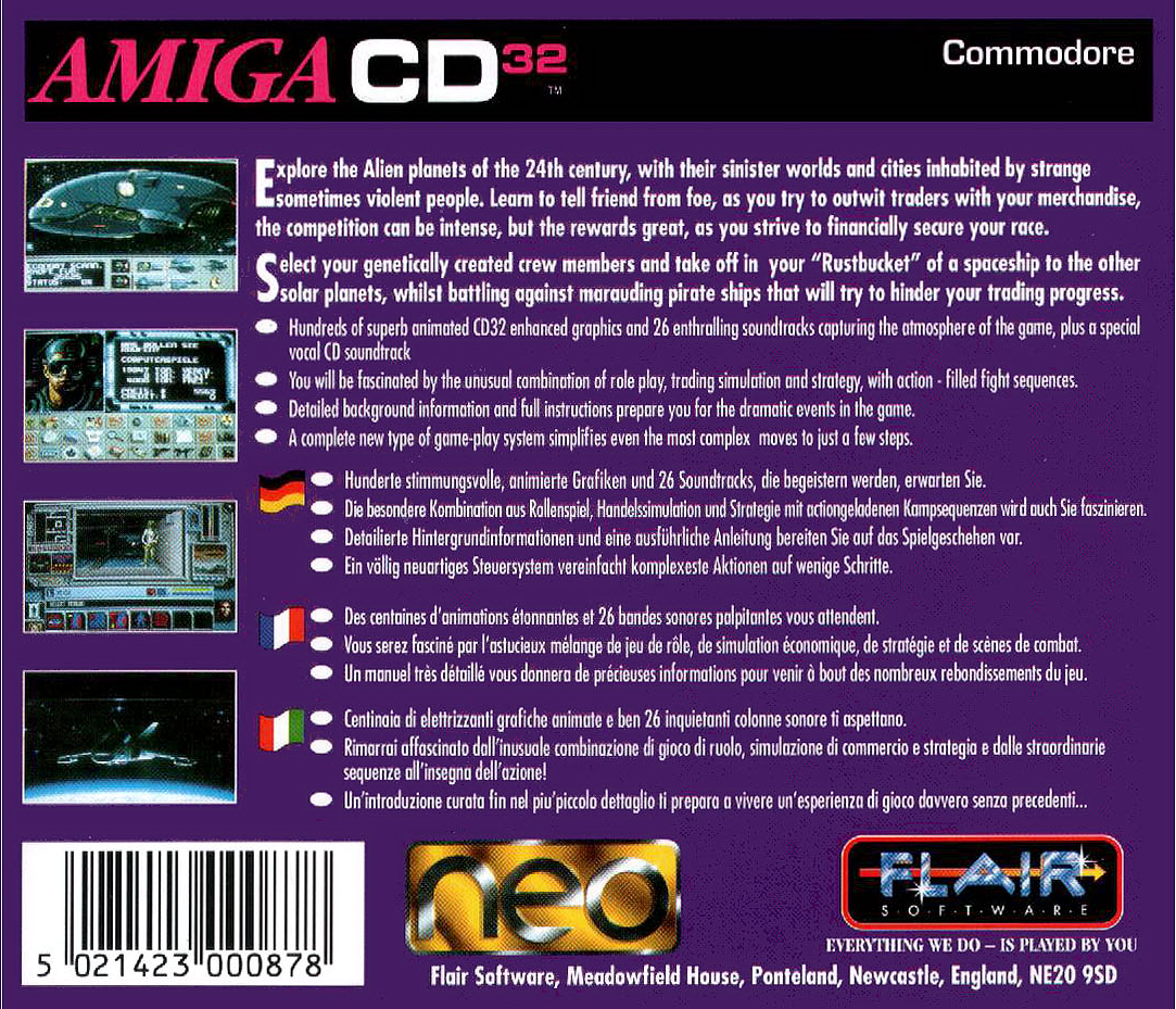 Whale's Voyage — box-2D-back (EU)