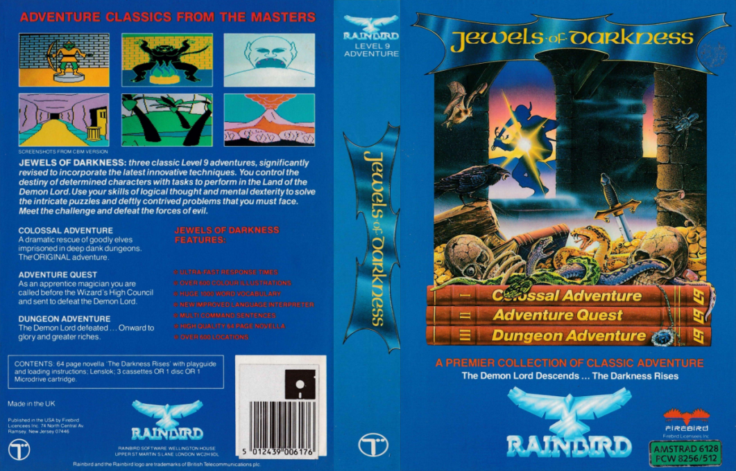 Jewels Of Darkness, The — box-texture (EU)
